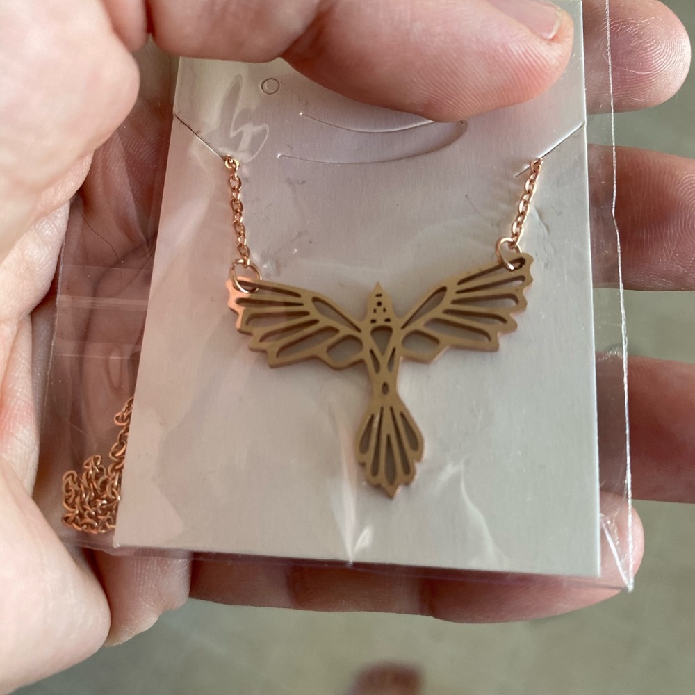 Gold Bird Necklace
